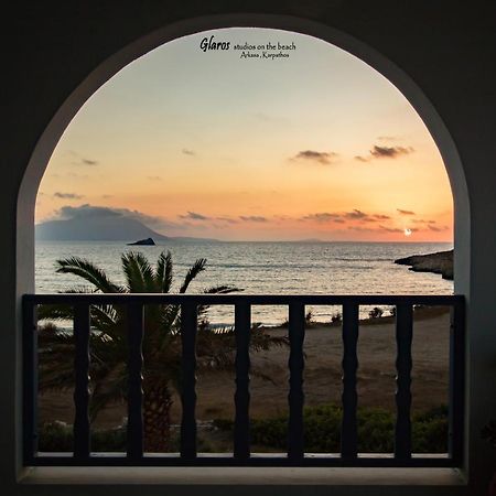 Апартаменти Glaros Luxury Studio On The Beach Аркаса Екстер'єр фото