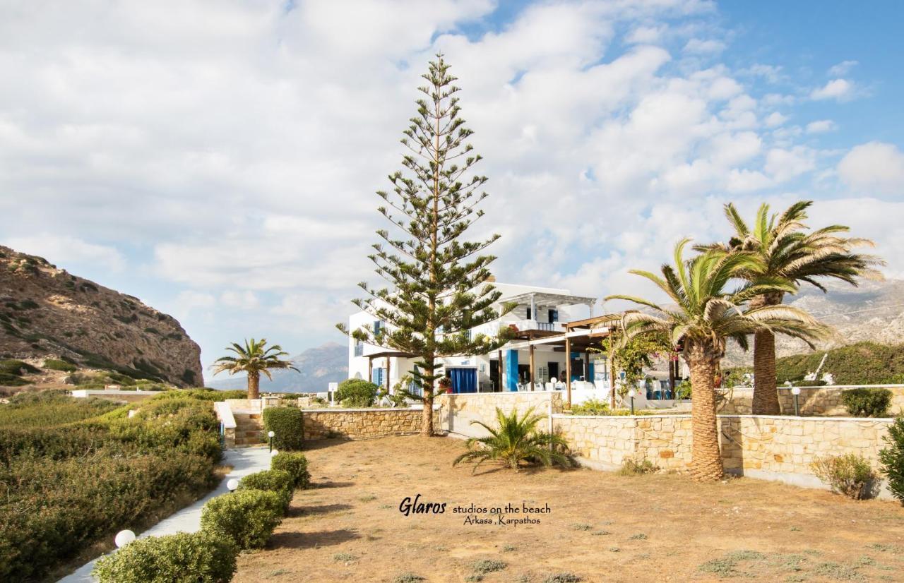 Апартаменти Glaros Luxury Studio On The Beach Аркаса Екстер'єр фото