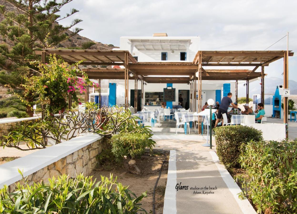 Апартаменти Glaros Luxury Studio On The Beach Аркаса Екстер'єр фото